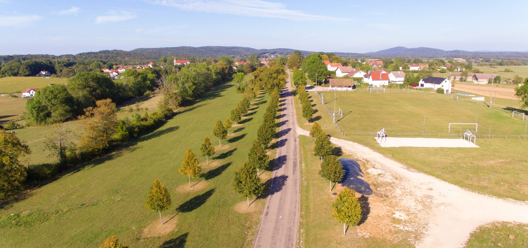 Vue panoramique du village